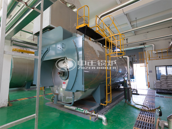 12噸WNS系列冷凝式燃氣蒸汽鍋爐項目
